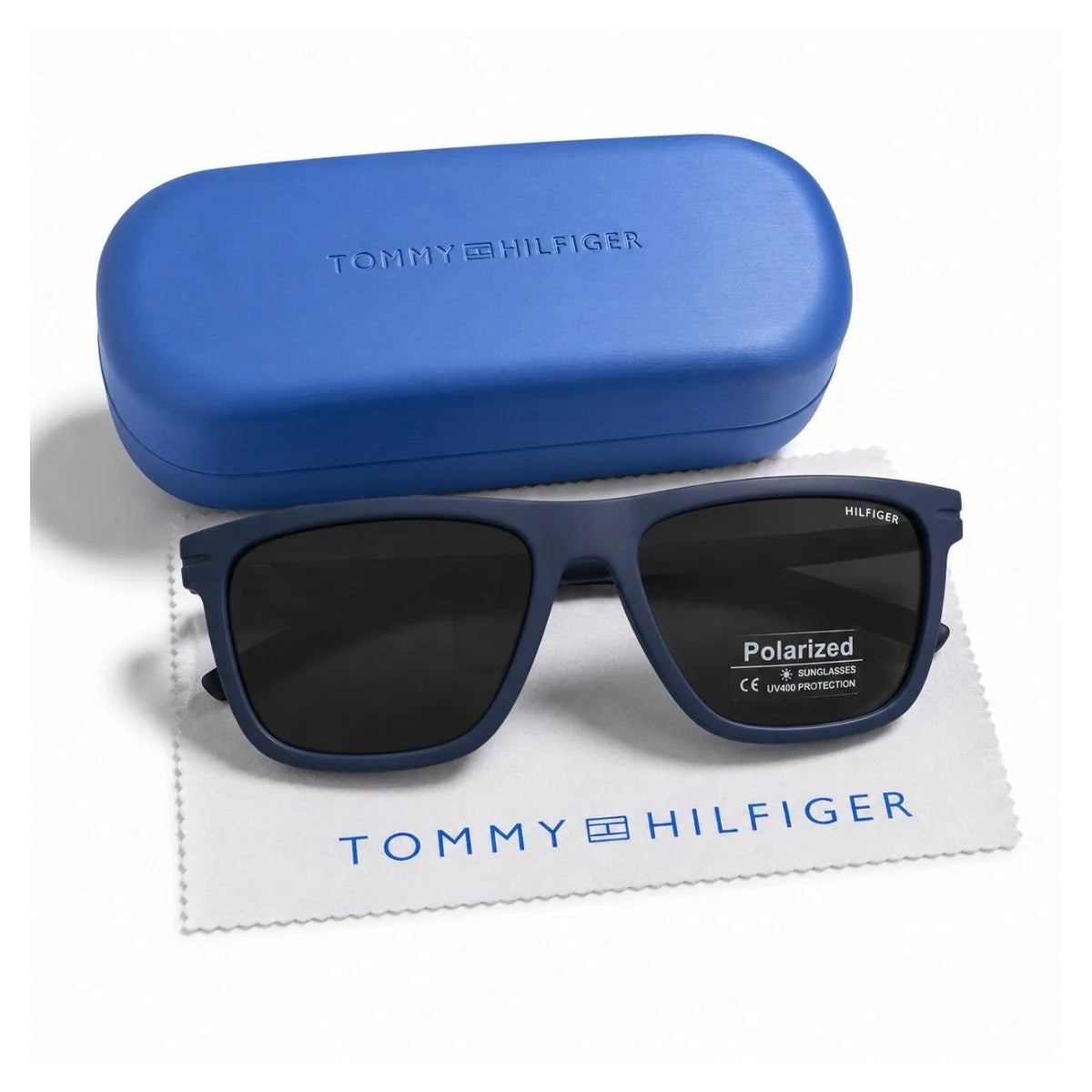 Tommy Hilfiger Rectangula Frame Sunglasses Unisex - NVY - Navy