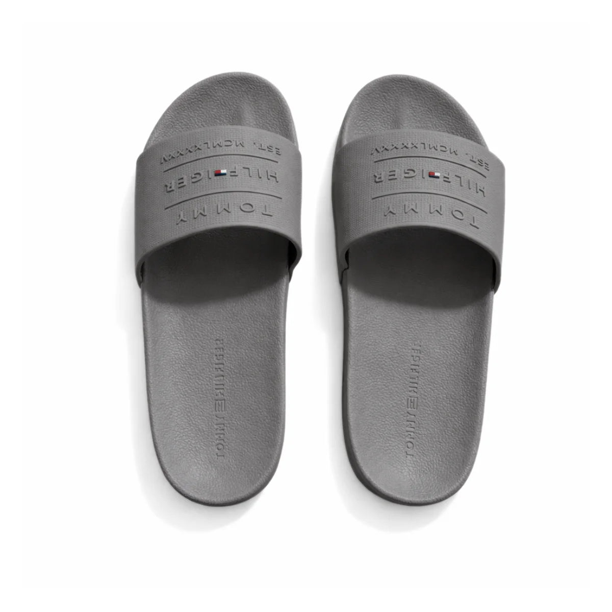 Tommy Hilfiger Reid Slide logo print Men - GRY - Grey / 40