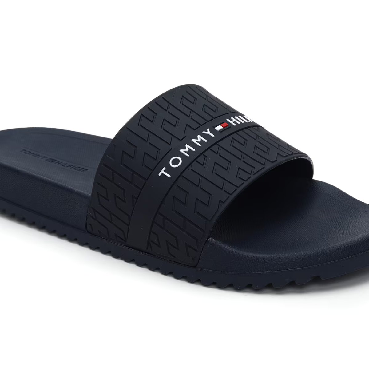 Tommy Hilfiger REID Slides with Embossed Logo NVY