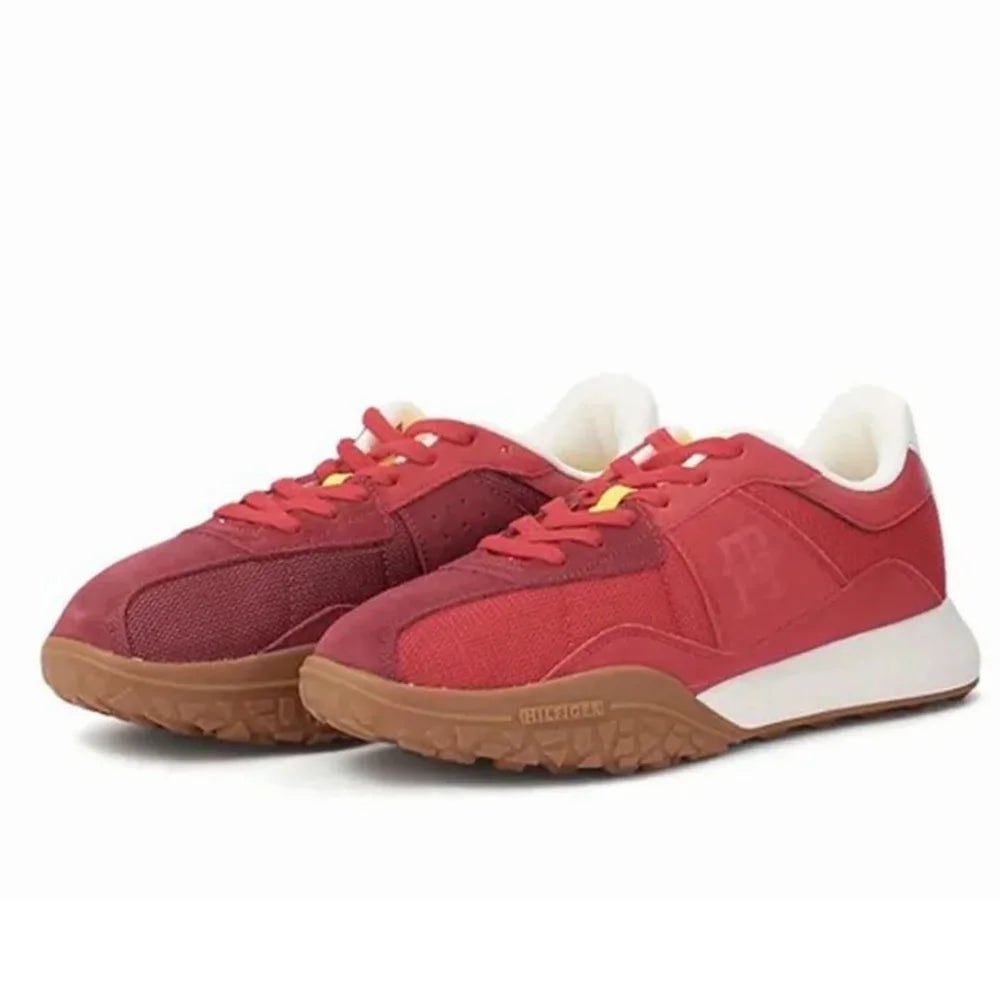 Tommy Hilfiger Retro Modern Runner MX Men FM0FM04499-RED - Red / 40 / D - Medium - Shoes