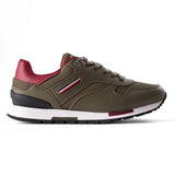 Tommy Hilfiger Retro Runner Leather WL Men FM0FM04255 - OLV - Shoes