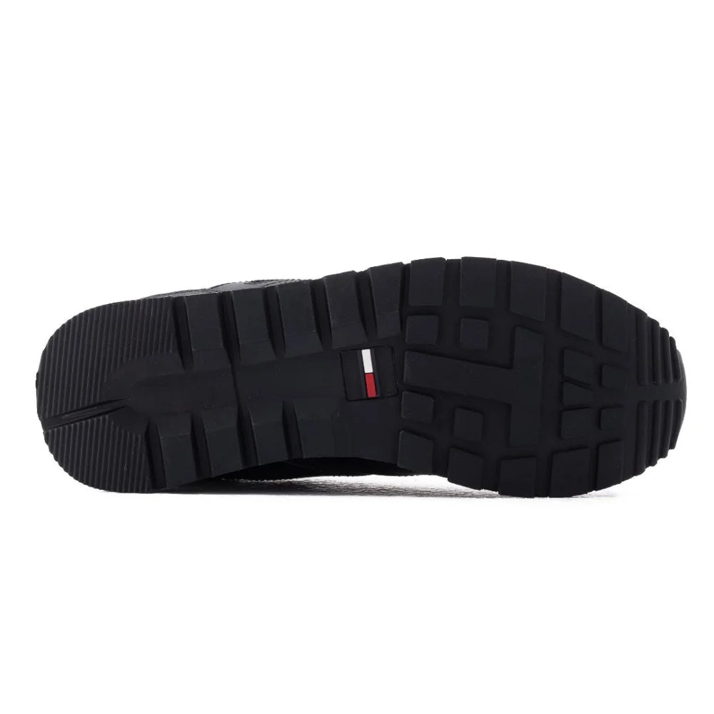 Tommy Hilfiger Retro Runner Leather WL Men FM0FM04320-BLK - Shoes