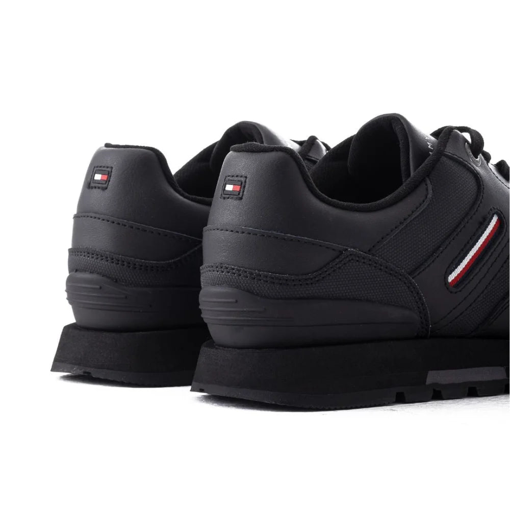 Tommy Hilfiger Retro Runner Leather WL Men FM0FM04320-BLK - Shoes