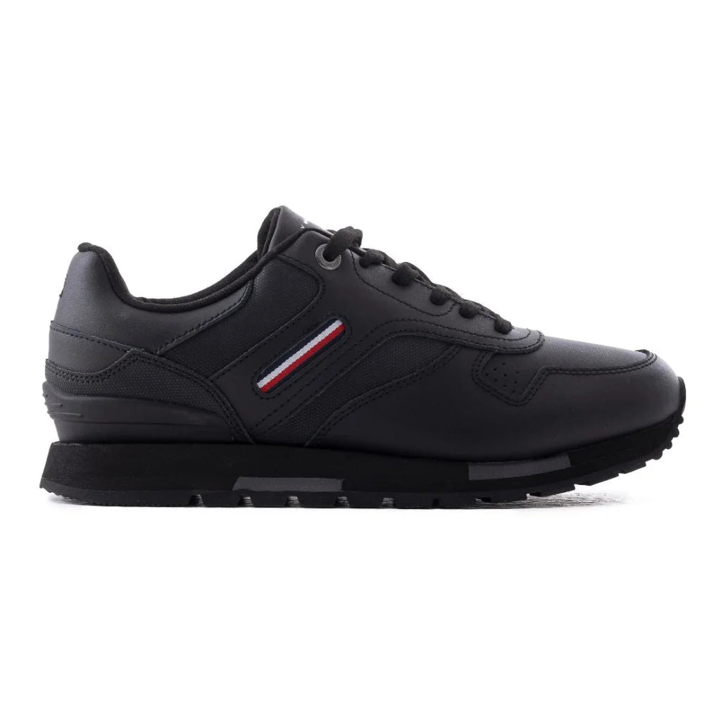 Tommy Hilfiger Retro Runner Leather WL Men FM0FM04320-BLK - Shoes