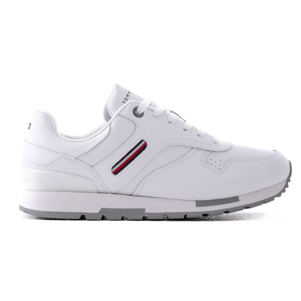 Tommy Hilfiger Retro Runner Leather WL Men FM0FM04320-WHT - Shoes