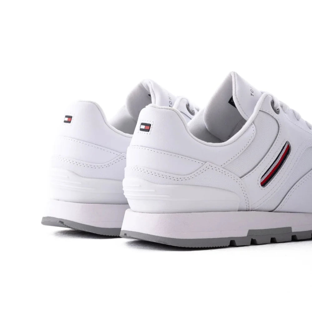 Tommy Hilfiger Retro Runner Leather WL Men FM0FM04320-WHT - Shoes