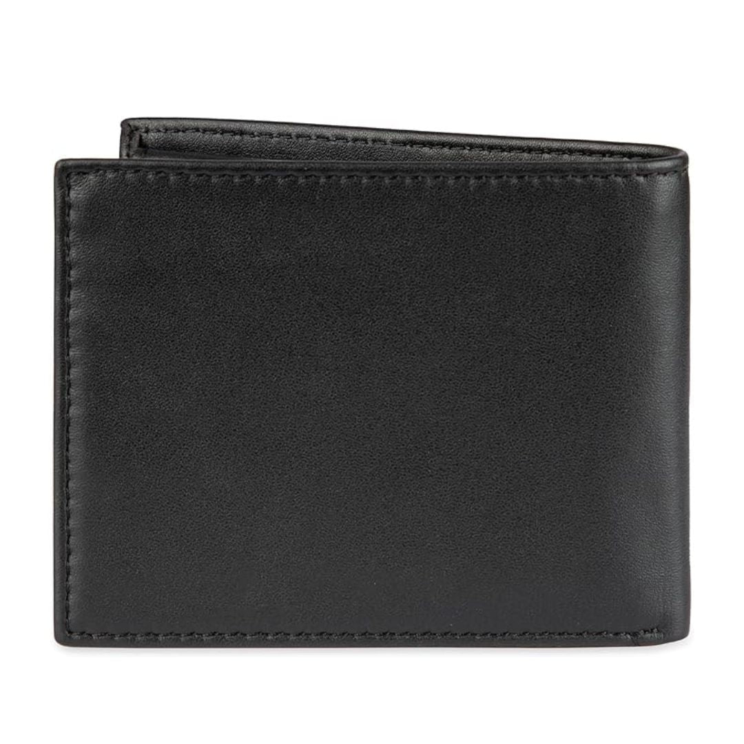 Tommy Hilfiger RFID Protection Hipster Valet Billfold Wallet Men - BLK - Black