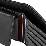 Tommy Hilfiger RFID Protection Hipster Valet Billfold Wallet Men - BLK - Black