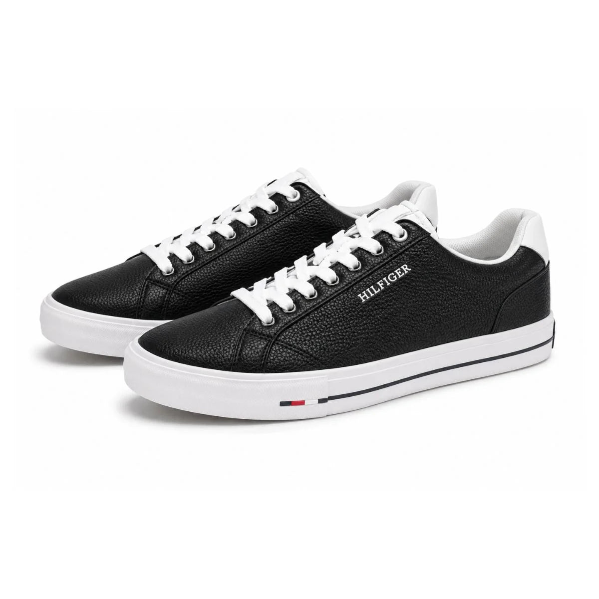 Tommy Hilfiger RISABEL Leather Sneakers Men - BLK - Black / 40