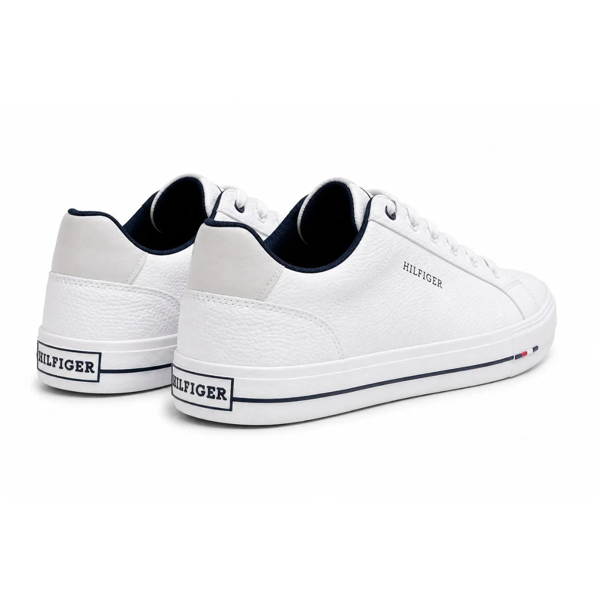 Tommy Hilfiger RISABEL Leather Sneakers Men - WHT