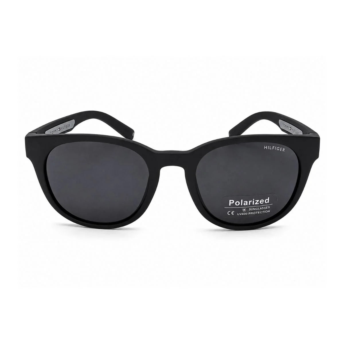 Tommy Hilfiger Round Phantos Frame Sunglasses Unisex - BLK - Black