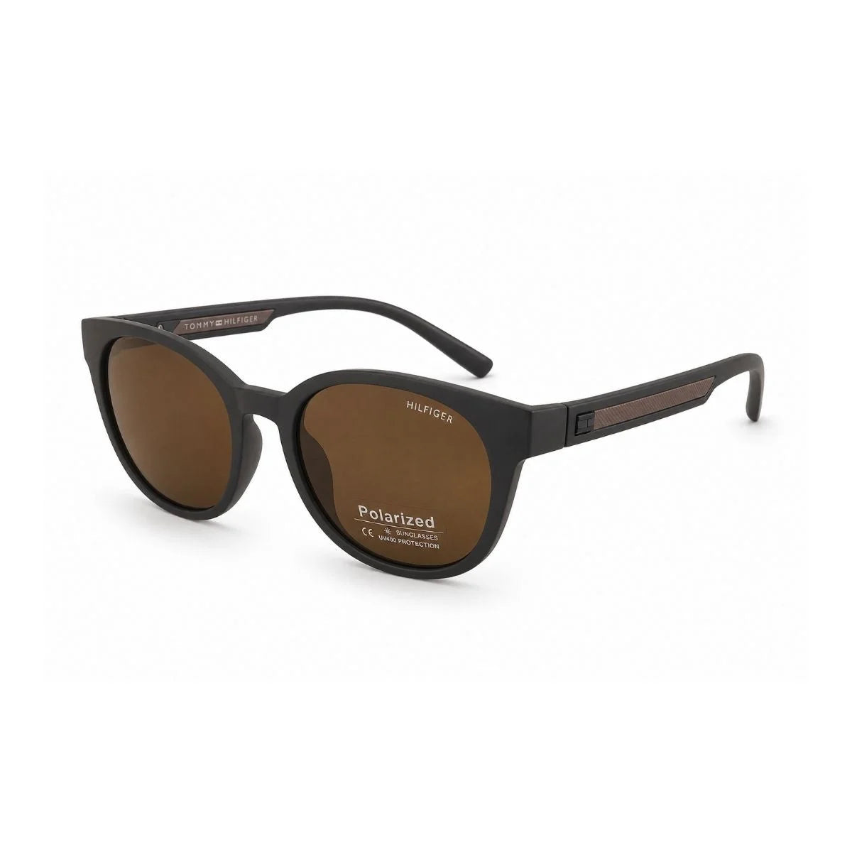 Tommy Hilfiger Round Phantos Frame Sunglasses Unisex - BRN - Brown