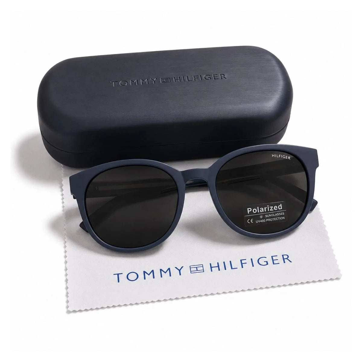Tommy Hilfiger Round Phantos Frame Sunglasses Unisex - NVY - Navy