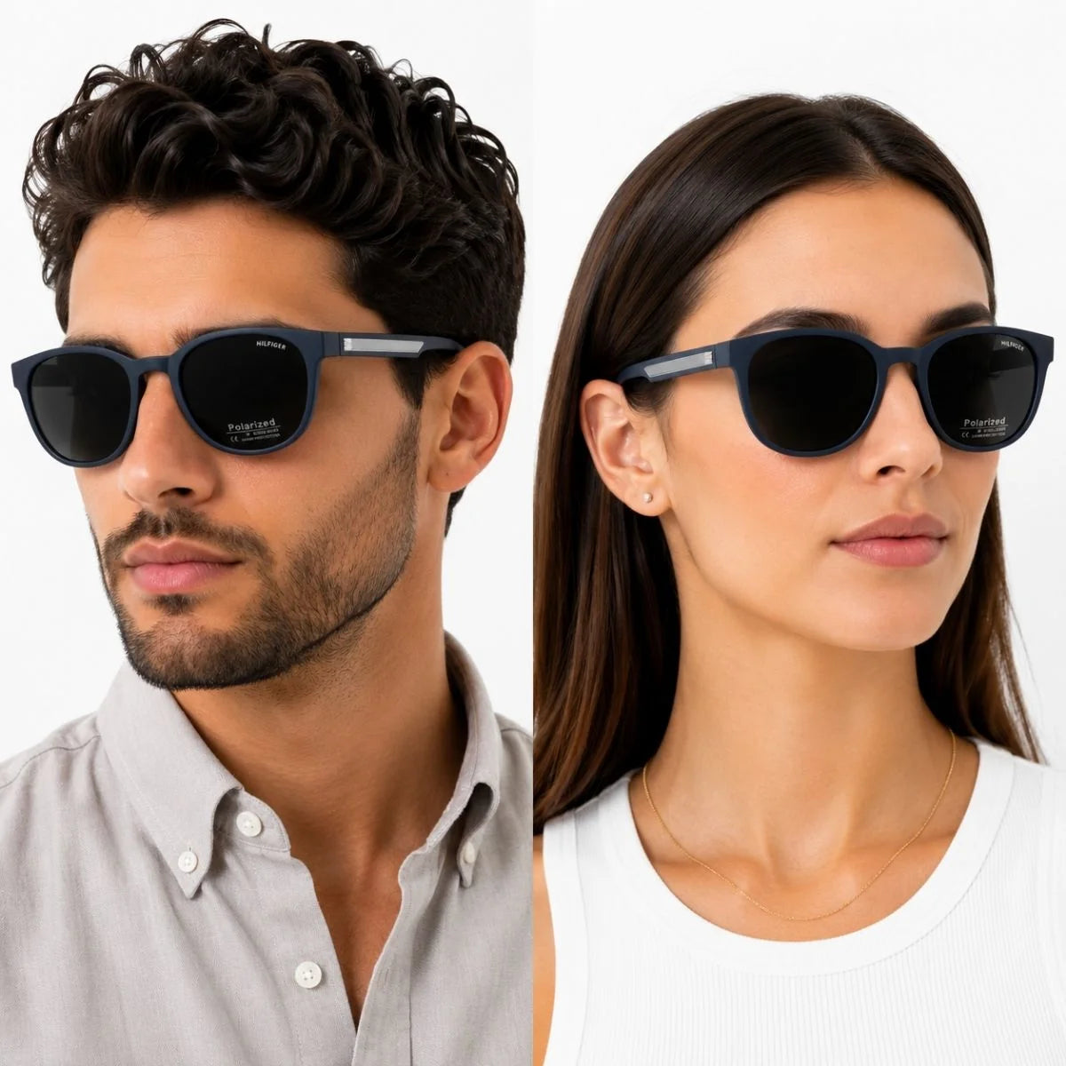 Tommy Hilfiger Round Phantos Frame Sunglasses Unisex - NVY - Navy