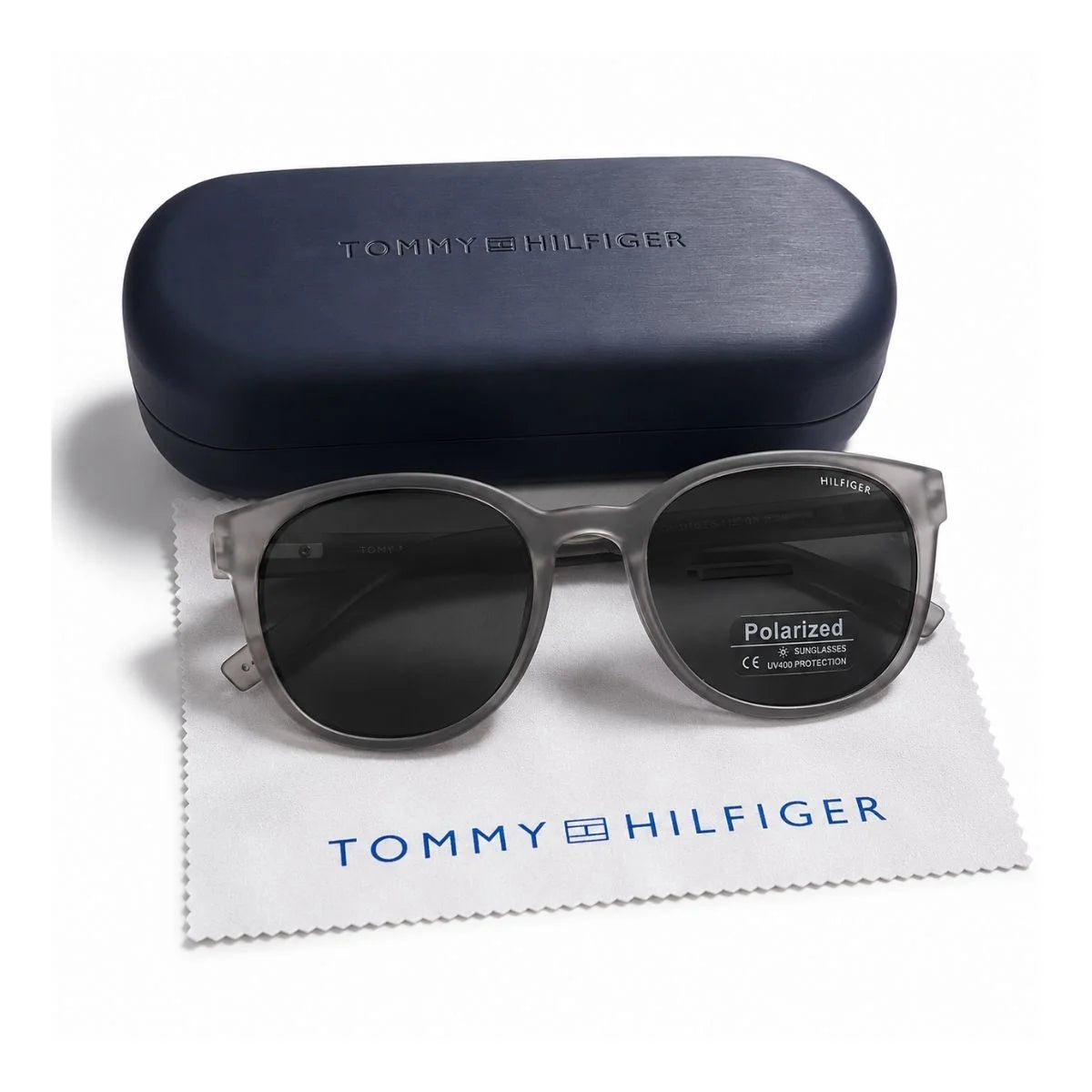 Tommy Hilfiger Round Phantos Frame Sunglasses Unisex - TRL - Translucent