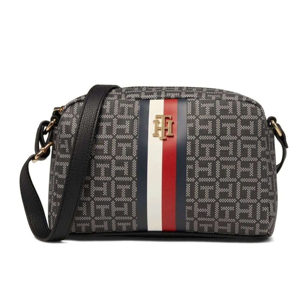 Tommy Hilfiger Rowan II Monogram Crossbody - BRN - Brown
