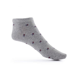 Tommy Hilfiger Scattered Mini Flag 3-Pack Socks - GRY - 3 Pairs / Gray / OS