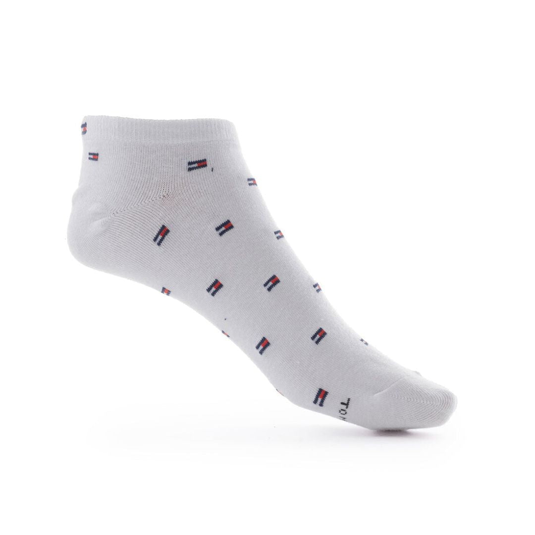 Tommy Hilfiger Scattered Mini Flag 3-Pack Socks - WHT - 3 Pairs / White / OS