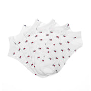 Tommy Hilfiger Scattered Mini Flag 3-Pack Socks - WHT - 3 Pairs / White / OS