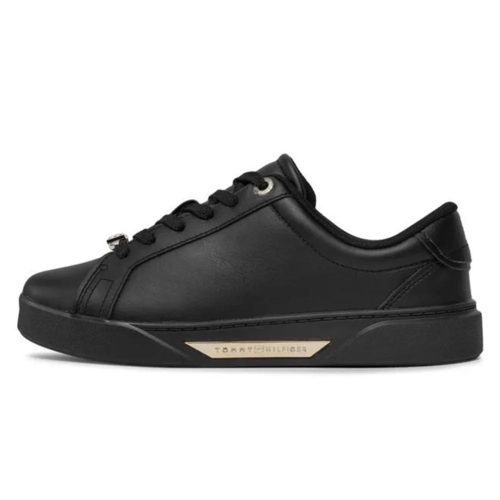Tommy Hilfiger Sports Golden Hw Court Sneaker FW0FW07702- BLKBLK