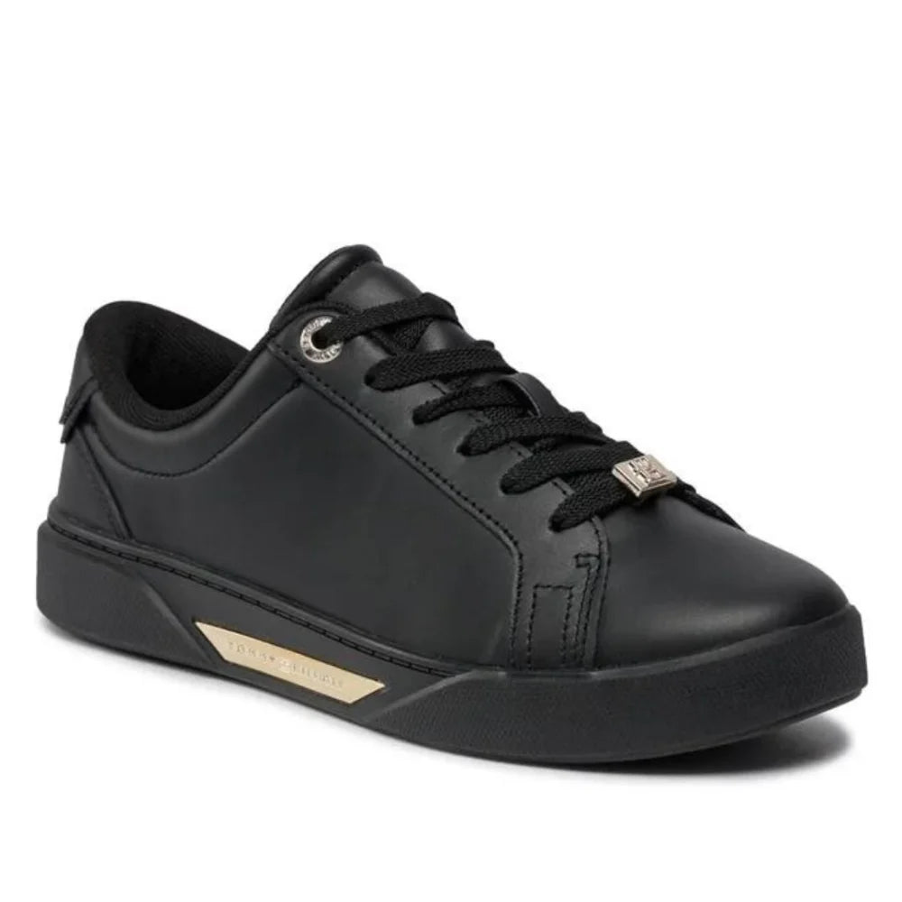Tommy Hilfiger Sports Golden Hw Court Sneaker FW0FW07702- BLKBLK