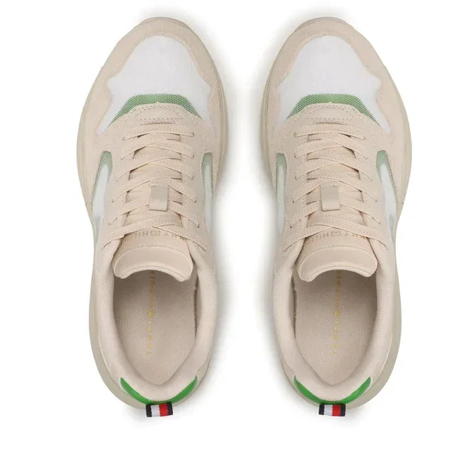 Tommy Hilfiger Sporty Th Runner Sneakers Women FW0FW06952 - BEG - Shoes