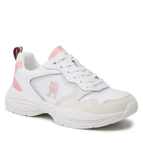 Tommy Hilfiger Sporty Th Runner Sneakers Women FW0FW06952 - WHT - Shoes