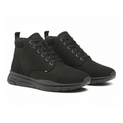 Tommy Hilfiger Suede Warm Lined Cleat Lace-Up BOOT Men - BLK - Black / 38