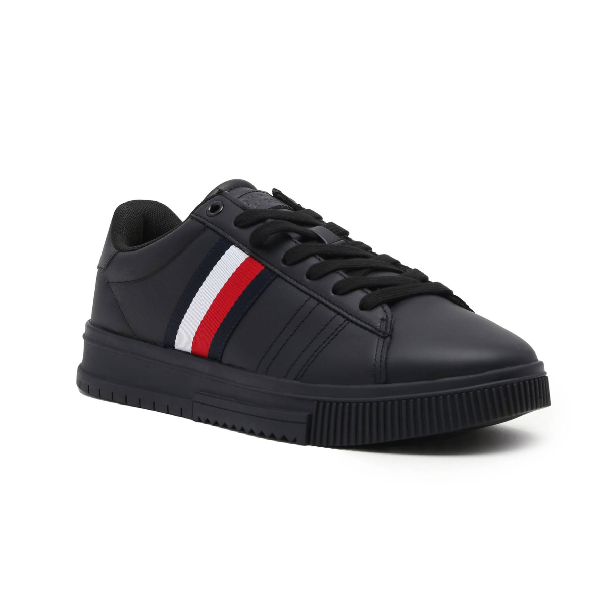 Tommy Hilfiger Supercup Leather FM0FM04706-BLK