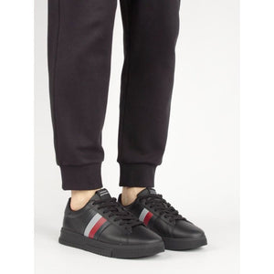 Tommy Hilfiger Supercup Lth Seasonal Sneakers FM0FM05129-BLK