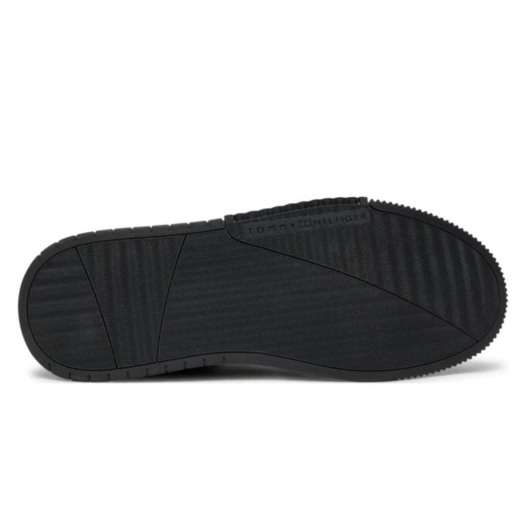 Tommy Hilfiger Supercup Lth Seasonal Sneakers FM0FM05129-BLK