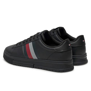 Tommy Hilfiger Supercup Lth Seasonal Sneakers FM0FM05129-BLK