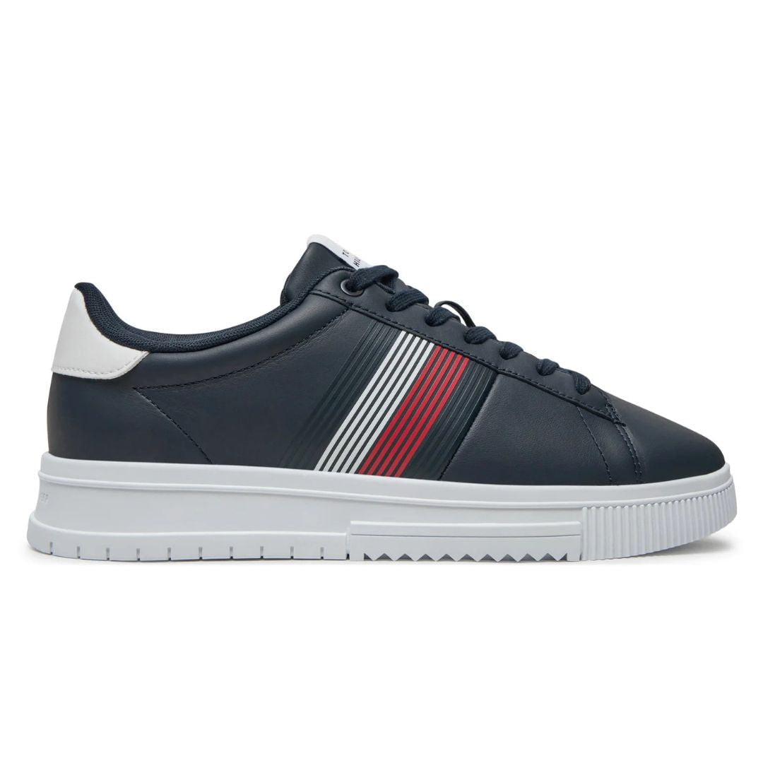 Tommy Hilfiger Supercup Lth Seasonal Sneakers FM0FM05129-NVY - Navy / 42