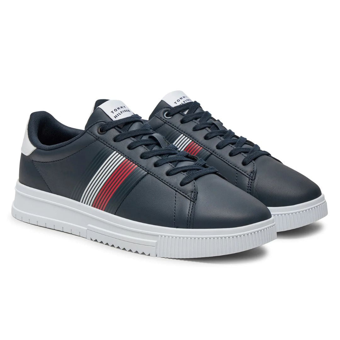 Tommy Hilfiger Supercup Lth Seasonal Sneakers FM0FM05129-NVY