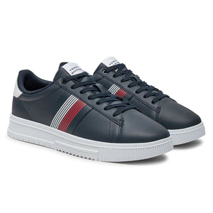Tommy Hilfiger Supercup Lth Seasonal Sneakers FM0FM05129-NVY