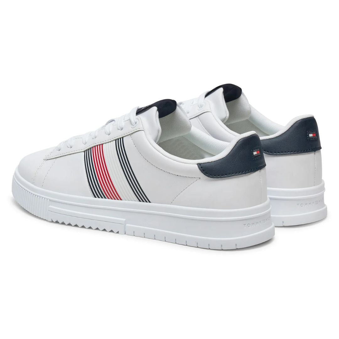 Tommy Hilfiger Supercup Lth Seasonal Sneakers FM0FM05129-WHT