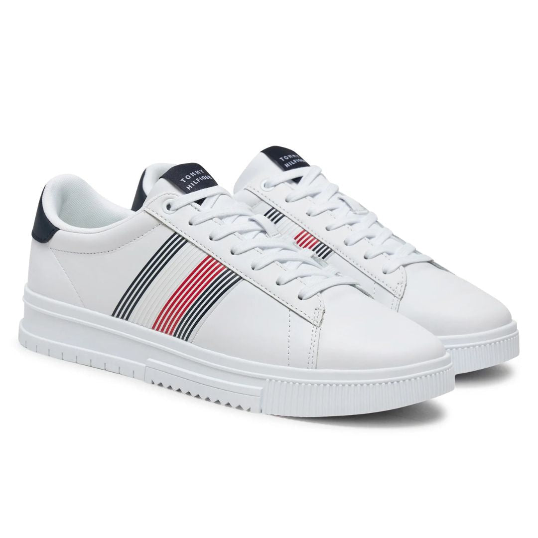 Tommy Hilfiger Supercup Lth Seasonal Sneakers FM0FM05129-WHT