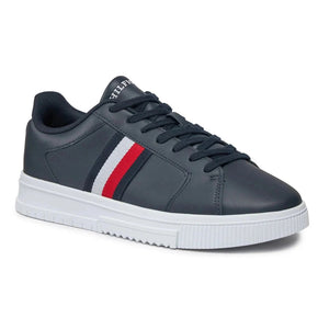 Tommy Hilfiger Supercup Lth Stripes Ess Sneakers FM0FM04895-NVY
