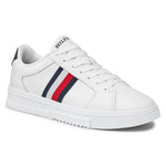 Tommy Hilfiger Supercup Lth Stripes Ess Sneakers FM0FM04895-WHT