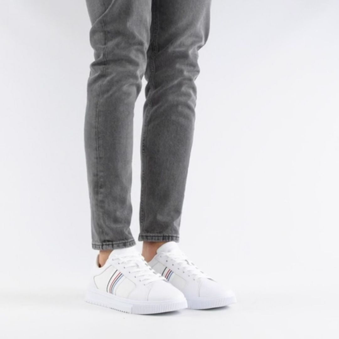 Tommy Hilfiger Supercup Mix Summer Sneakers FM0FM05052-WHT - White / 45