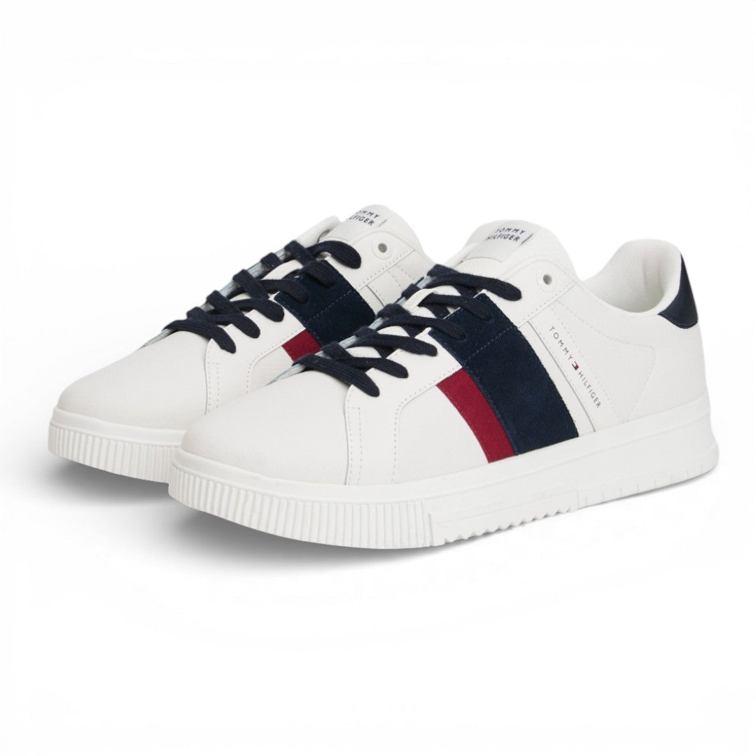 Tommy Hilfiger Supercup Round Toe Lace-Up FM0FM05633 -WHT