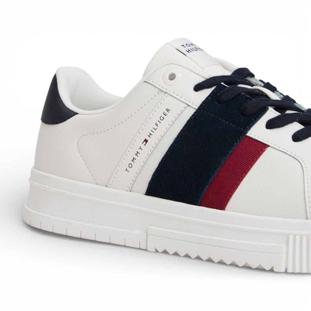 Tommy Hilfiger Supercup Round Toe Lace-Up FM0FM05633 -WHT