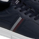 Tommy Hilfiger Supercup Stripes Tumbled LTH Sneakers Men FM0FM05300-NVY