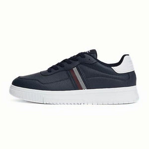 Tommy Hilfiger Supercup Stripes Tumbled LTH Sneakers Men FM0FM05300-NVY