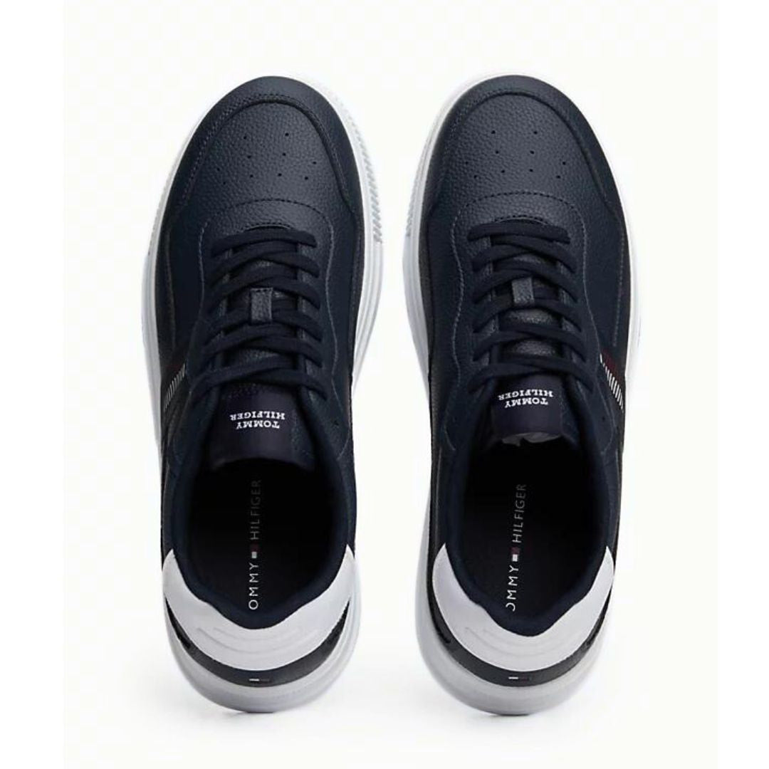 Tommy Hilfiger Supercup Stripes Tumbled LTH Sneakers Men FM0FM05300-NVY