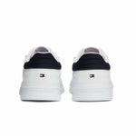 Tommy Hilfiger Supercup Stripes Tumbled LTH Sneakers Men FM0FM05300-WHT