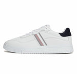 Tommy Hilfiger Supercup Stripes Tumbled LTH Sneakers Men FM0FM05300-WHT