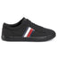 Tommy Hilfiger Tennis Essential Stripes Detail Sneaker FM0FM02685-BLKBLK - Black/ Black / 42 / D - Medium