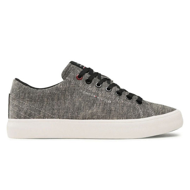 Tommy Hilfiger Tennis Th Hi Vulc Core Low Chambray FM0FM04738-GRY - Gray / 41 / D - Medium