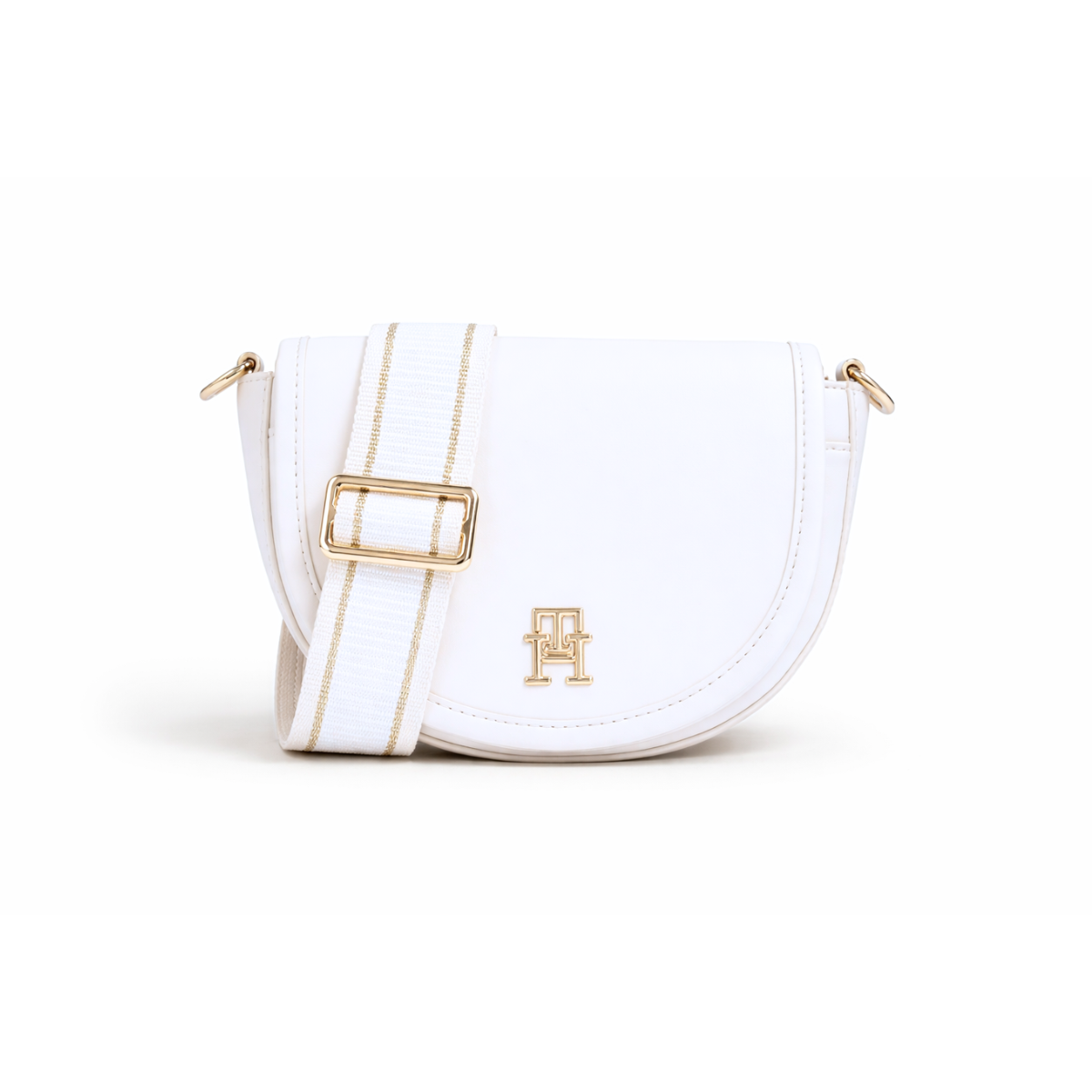Tommy Hilfiger Th City Summer Saddle Bag AW0AW14877- WHT - White